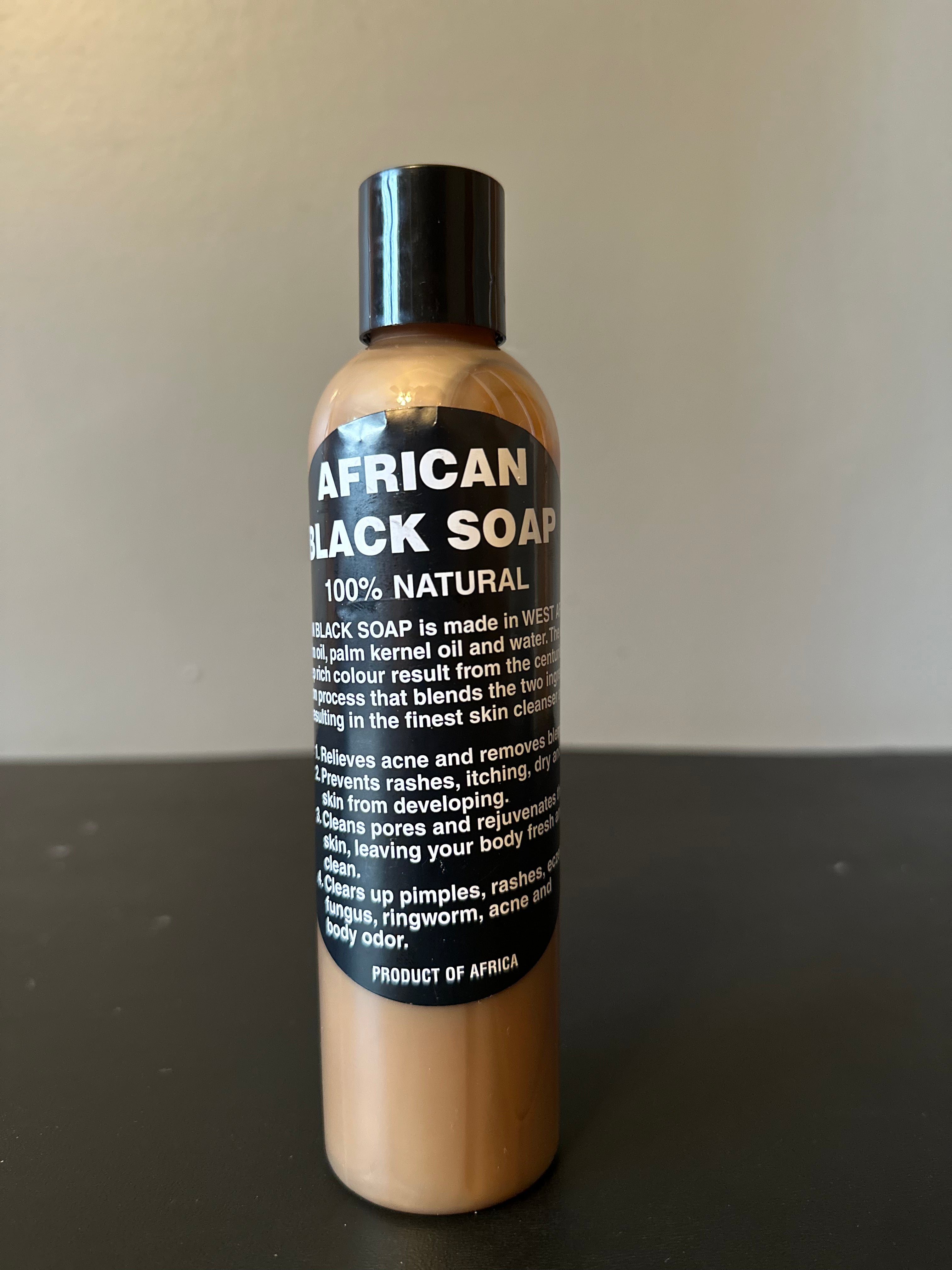 Natural Liquid Black Soap